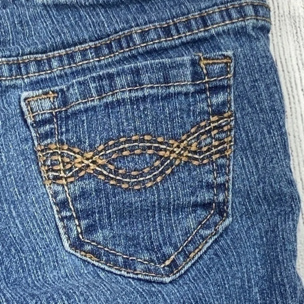 Basic Edition Girls Jeans Size 5 Bootcut Blue Denim Jeans
